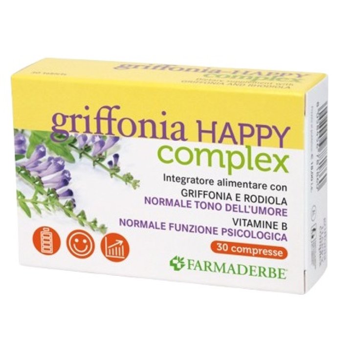 GRIFFONIA HAPPY COMPLEX 30 COMPRESSE GRIFFONIA HAPPY COMPLEX 30 COMPRESSE