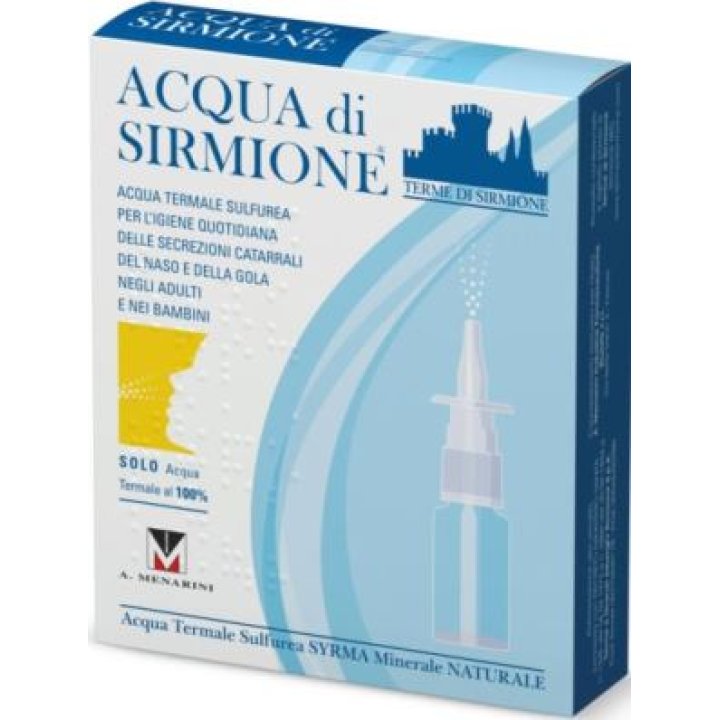 ACQUA DI SIRMIONE MINERALE NATURALE 6 FIALE 15 ML