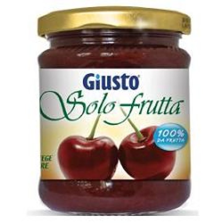 GIUSTO SOLO FRUTTA MARMELLATA CILIEGIE NERE 284 G