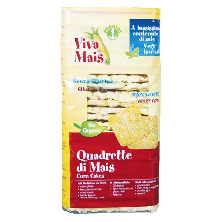 VIVA MAIS QUADRETTE DI MAIS SENZA SALE E SENZA LIEVITO 130 G