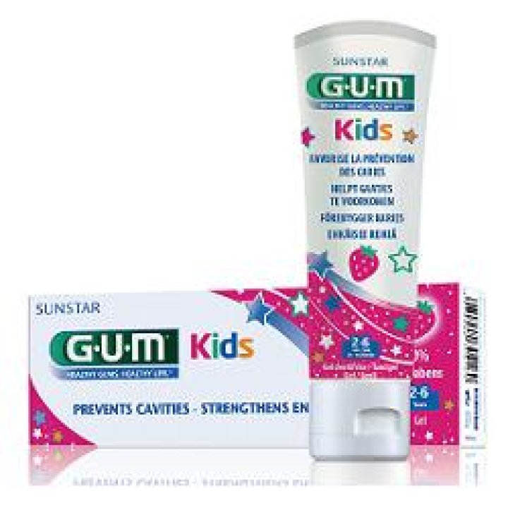 GUM KIDS DENTIFRICIO 2/6 FLUORO 500 PPM