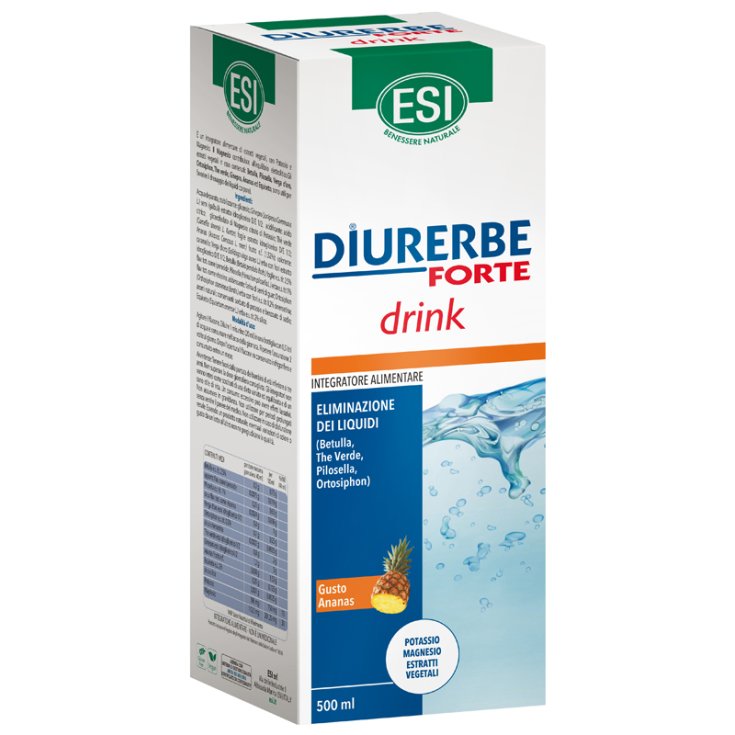 ESI Diurerbe Drenante Forte Drink - 500ml Gusto Ananas