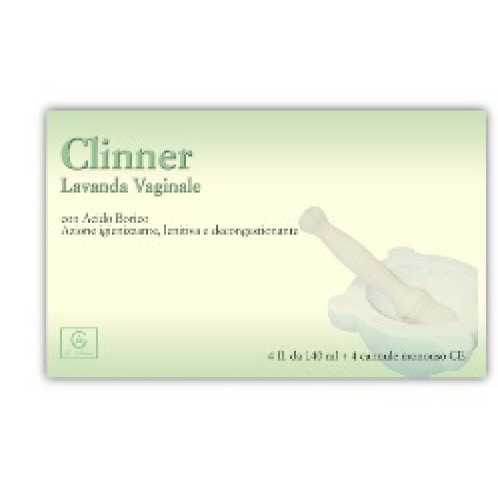 CLINNER LAVANDA VAGINALE 4 FLACONI 140 ML + 4 CANNULE VAGINALI MONOUSO IN BLISTER