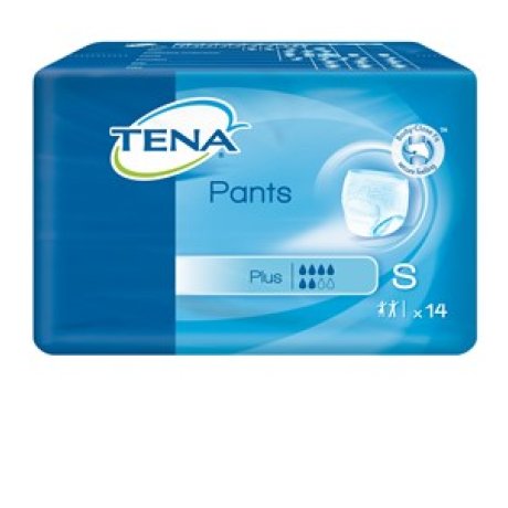 PANNOLONE A MUTANDINA TENA PANTS PLUS TAGLIA SMALL 14 PEZZI