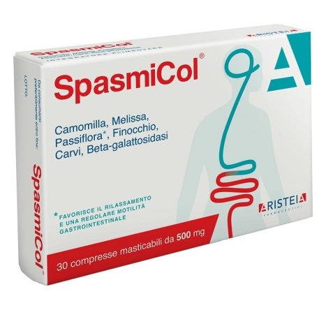 SPASMICOL 30 COMPRESSE MASTICABILI 500 MG