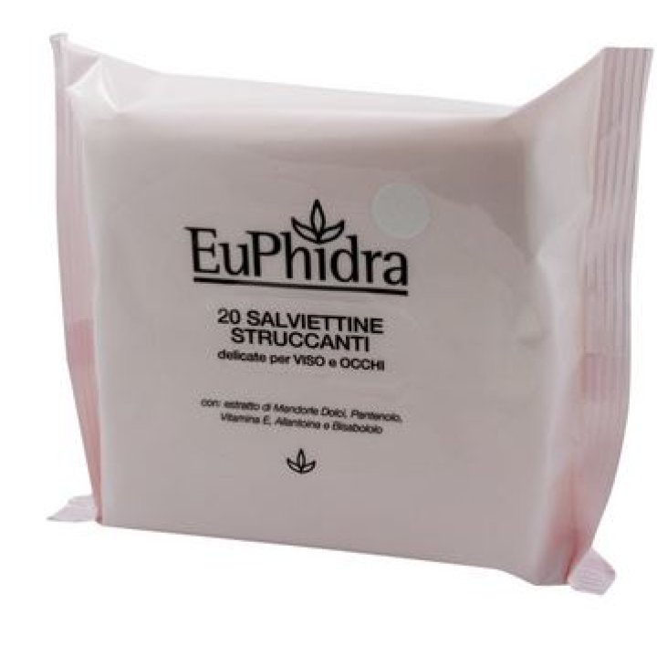 EUPHIDRA SALVIETTINE STRUCCANTI 20 PEZZI