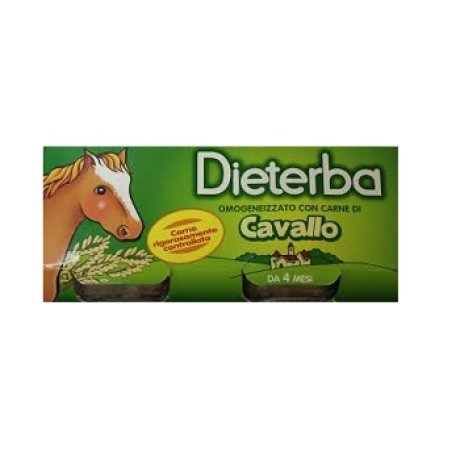 DIETERBA OMOGENEIZZATO CAVALLO 3 PEZZI 80 G