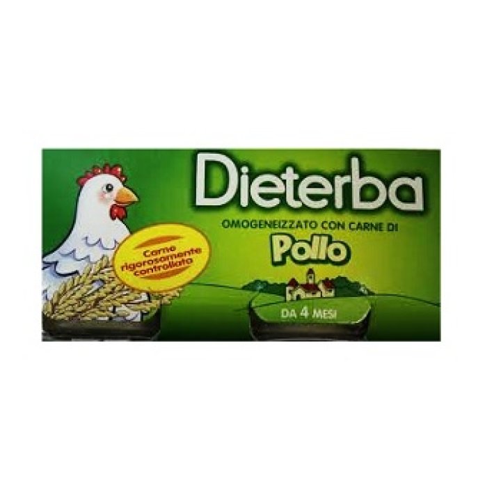 DIETERBA OMOGENEIZZATO POLLO 3 PEZZI 80 G