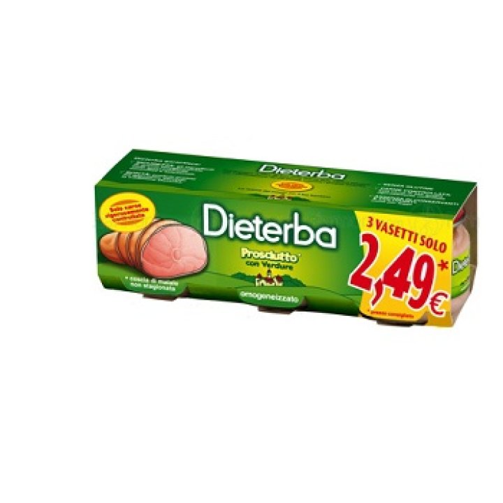 DIETERBA OMOGENEIZZATO PROSCIUTTO 3 PEZZI 80 G DIETERBA OMOGENEIZZATO PROSCIUTTO 3 PEZZI 80 G