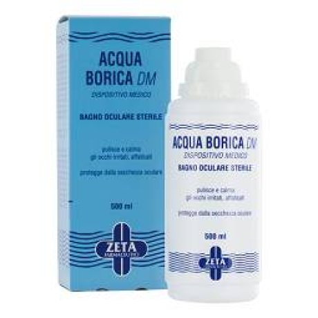 ACQUA BORICA PER BAGNO OCULARE STERILE 500 ML