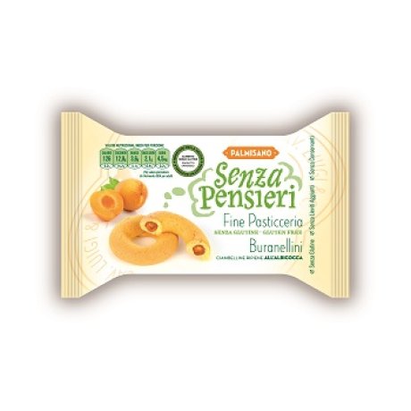 SENZA PENSIERI BURANELLINI ALBICOCCA 150 G PORZIONI MONODOSE