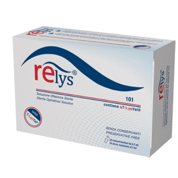 RELYS MONODOSE SOLUZIONE OFTALMICA 30 MINICONTENITORI DA 0,5 ML SENZA CONSERVANTI