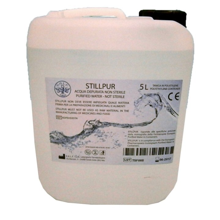 STILLPUR SALF ACQUA DEPURATA NON STERILE FUSTINO POLIETILENE 5 LITRI