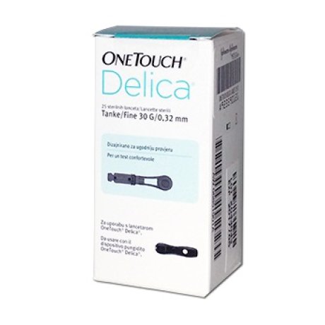 LANCETTE PUNGIDITO ONETOUCH DELICA 25 PEZZI LANCETTE PUNGIDITO ONETOUCH DELICA 25 PEZZI
