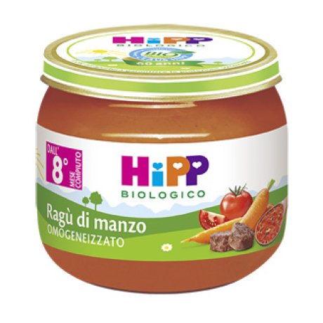 HIPP BIO HIPP BIO OMOGENEIZZATO SU RAGU\' DI MANZO 2X80 G