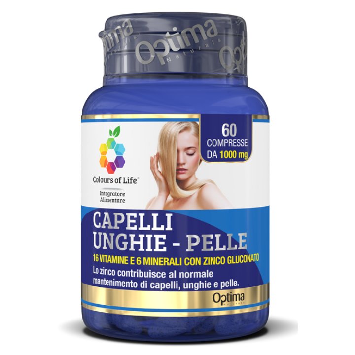 COLOURS OF LIFE CAPELLI UNGHIE PELLE 60 COMPRESSE 1000 MG