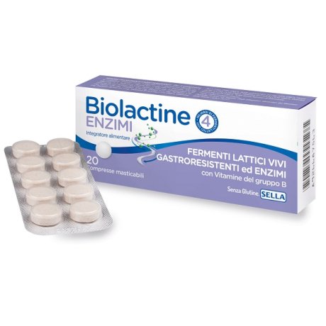 BIOLACTINE ENZIMI 20 COMPRESSE NUOVA FORMULA