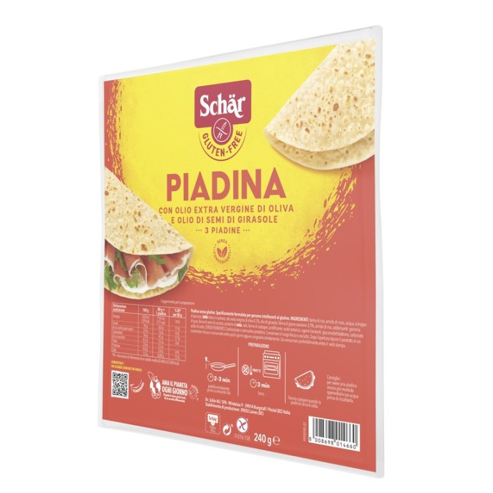 SCHAR PIADINA SENZA GLUTINE 240 G