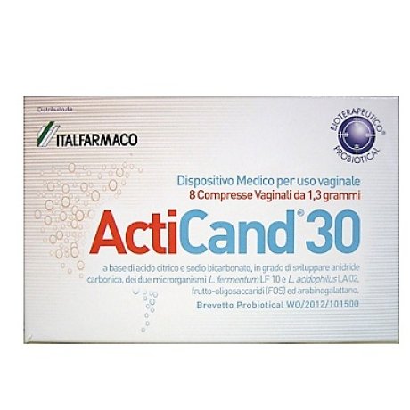 ACTICAND 30 8 COMPRESSE VAGINALI