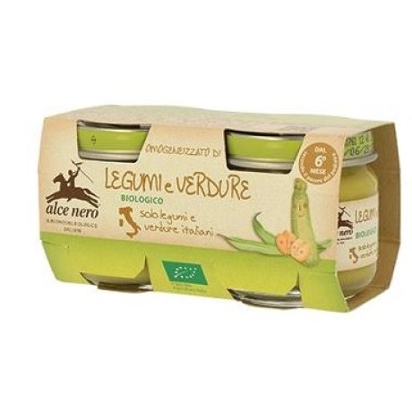 OMOGENEIZZATO LEGUMI E VERDURE BABY FOOD BIO 2 X 80 G