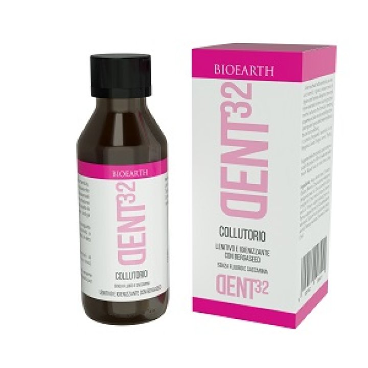 DENT32 COLLUTORIO LENITIVO IGIENIZZANTE CON BERGASEED 100 ML SENZA FLUORO E SACCARINA