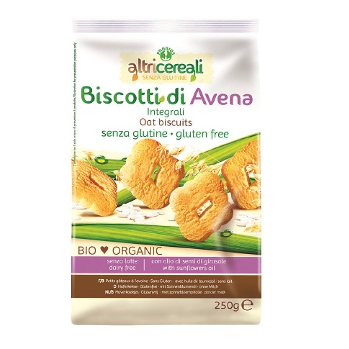 ALTRICEREALI BISCOTTI ALL\'AVENA INTEGRALI 250 G