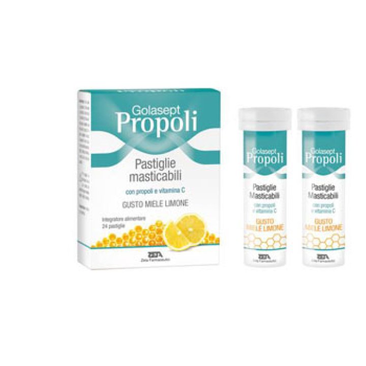 LASEPT PROPOLI 24 COMPRESSE MASTICABILI MIELE LIMONE