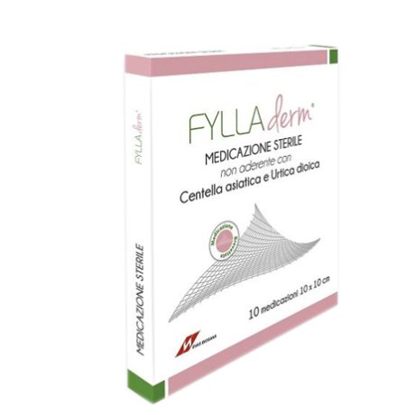 MEDICAZIONE STERILE NON ADERENTE FYLLADERM 10 X 10 CM X 10 BUSTE