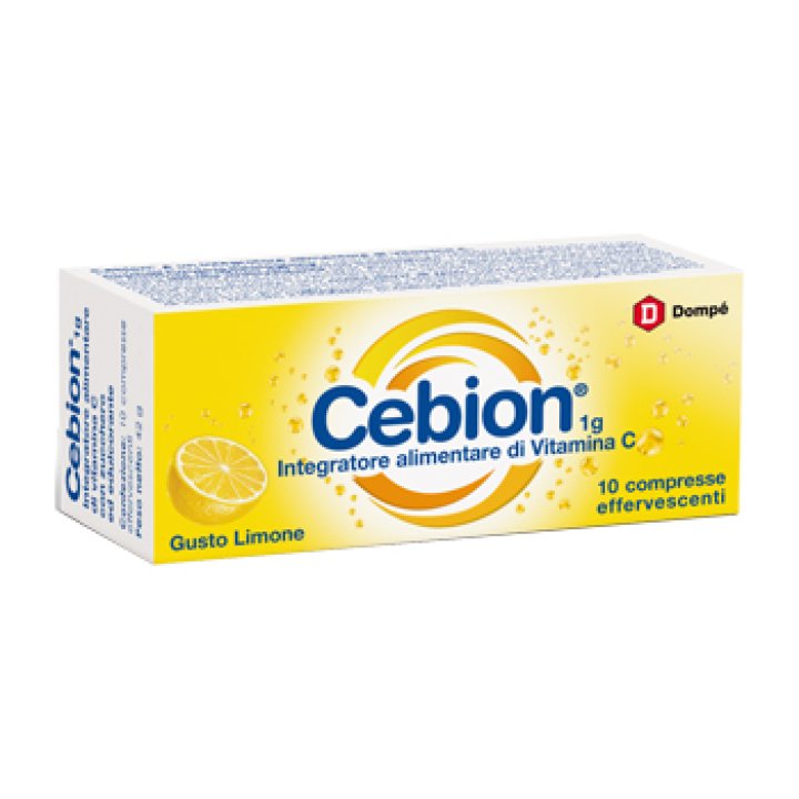 CEBION EFFERVESCENTE VITAMINA C LIMONE 10 COMPRESSE