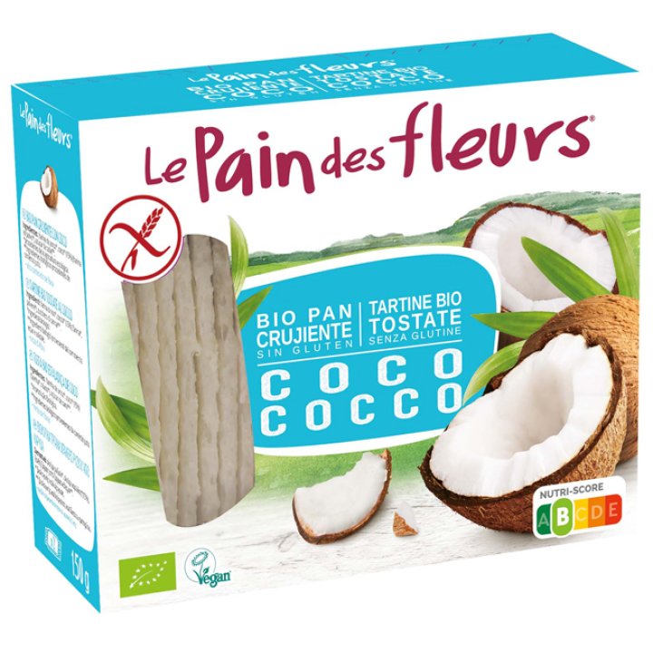 PAIN DES FLEURS TARTINE TOSTATE AL COCCO 150 G