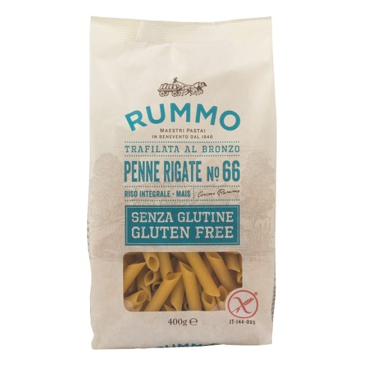 RUMMO PENNE RIGATE N66 DI RISO INTEGRALE E MAIS 400 G