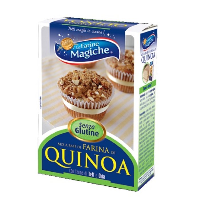 LE FARINE MAGICHE IPAFOOD MIX FARINA A BASE DI QUINOA SENZA LIEVITO E SENZA GLUTINE 200 G