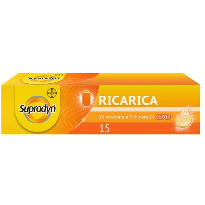 Supradyn Ricarica Integratore Alimentare per supportare le Difese Immunitarie - 15 compresse effervescenti