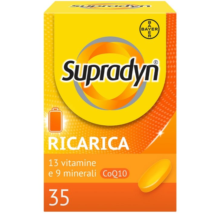 Supradyn Ricarica Integratore Alimentare a base di Vitamine e Minerali - 35 compresse rivestite