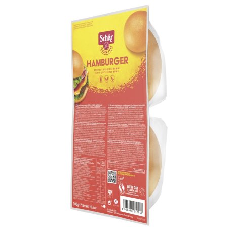 SCHAR PANINI HAMBURGER 4X75G