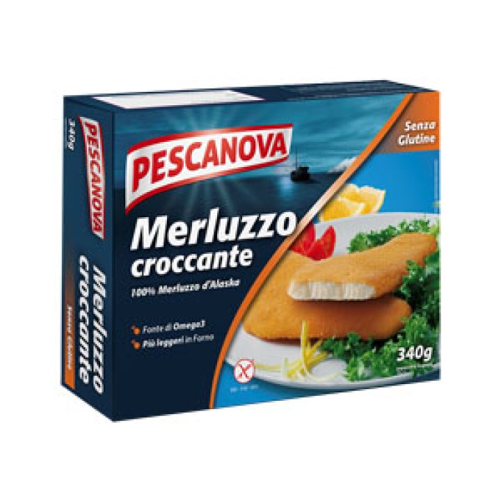 PESCANOVA MERLUZZO CROCCANTE PANATO SURGELATO 3 FILETTI 340G