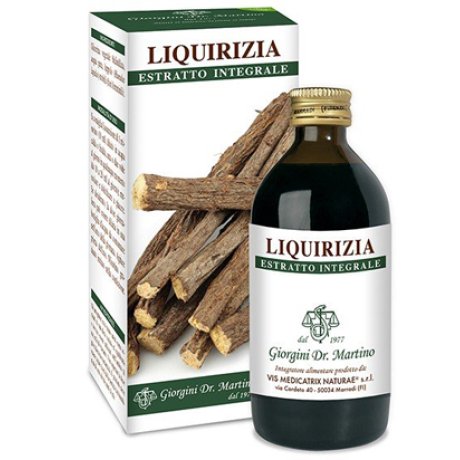 LIQUIRIZIA ESTRATTO INTEGRALE 200 ML LIQUIRIZIA ESTRATTO INTEGRALE 200 ML