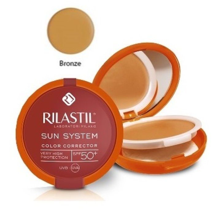 RILASTIL SUN SYSTEM PHOTO PROTECTION THERAPY SPF50+ COMPATTO BRONZE 10 ML