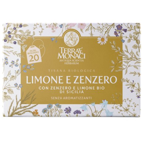 TERRAE MONACI CITRUS ZINGIBER TISANA BIO 20 FILTRI DA 1,5 G