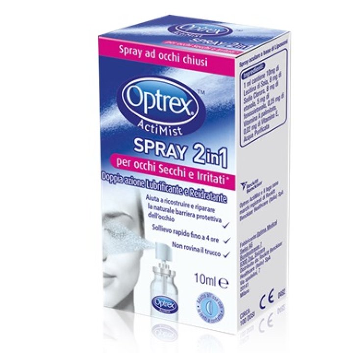 SPRAY OCULARE OPTREX ACTIMIST 2IN1 OCCHI SECCHI E IRRITATI 1 PEZZO