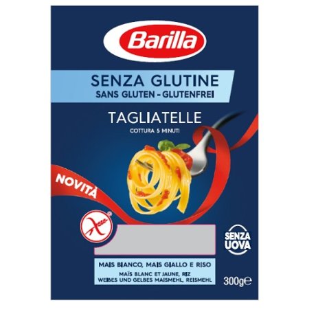 BARILLA TAGLIATELLE DI MAIS BIANCO MAIS GIALLO E RISO SENZA GLUTINE 300 G