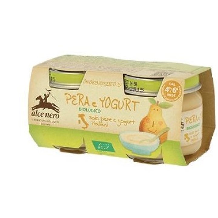 OMOGENEIZZATO PERA E YOGURT BABY FOOD BIO 2 X 80 G