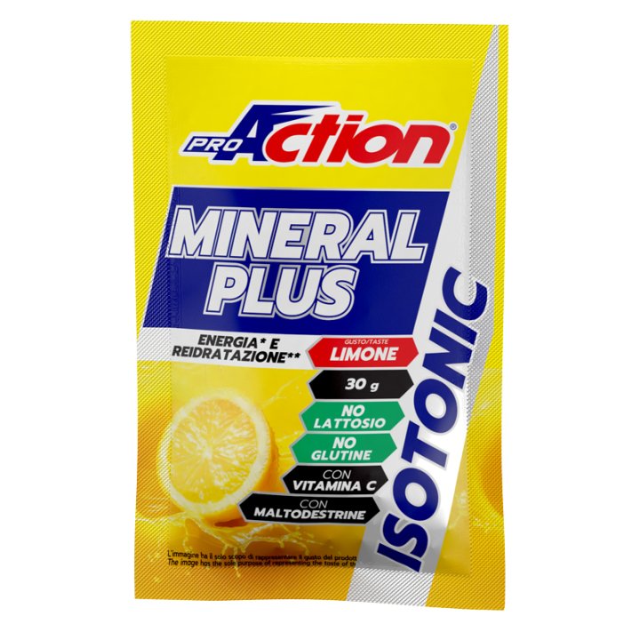 PROACTION MINERAL PLUS ENERGETICO E SALINO ISOTONICO AL LIMONE BUSTINA DA 30 G