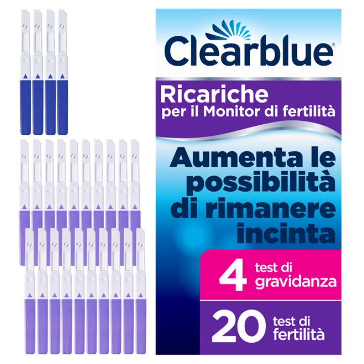 CLEARBLUE FERTILITA\' STICK 20 + 4