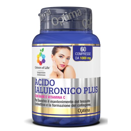 COLOURS OF LIFE ACIDO IALURONICO PLUS 60 COMPRESSE 1000 MG