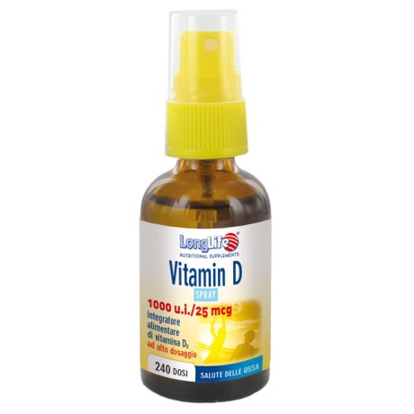 LONGLIFE VITAMIN D3 1000UI SPRAY 30 ML