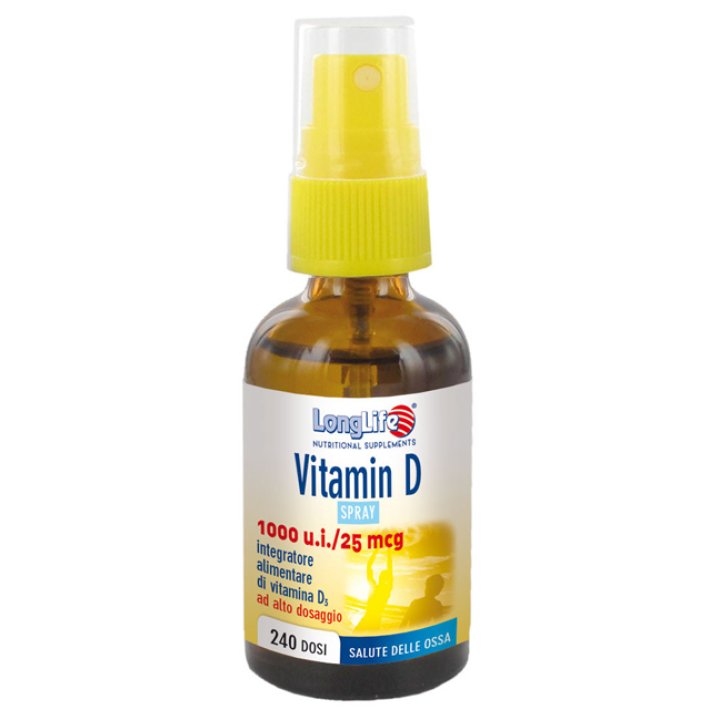 LONGLIFE VITAMIN D3 1000UI SPRAY 30 ML