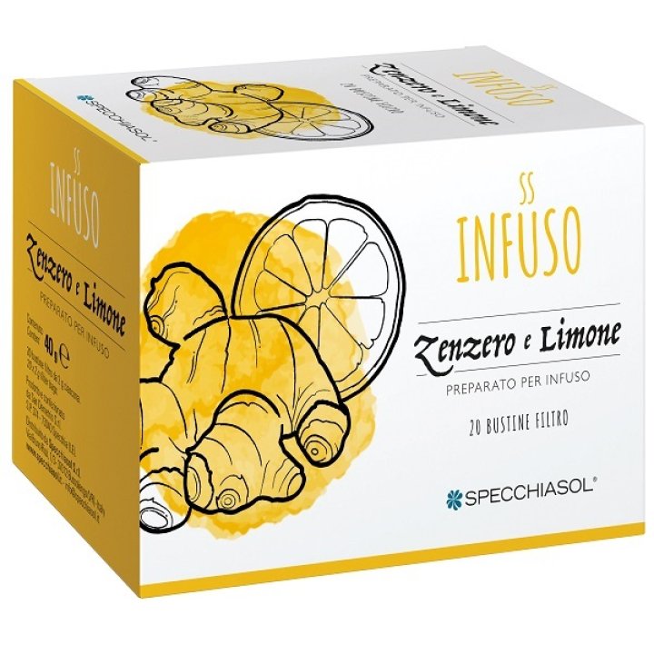 INFUSO TISANA ZENZERO + LIMONE 20 FILTRI