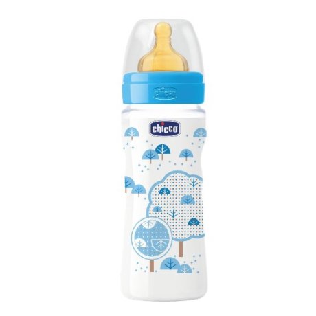 CHICCO BIBERON WELL BEING IN POLIPROPILENE BOY DA 330 ML FAST LATTICE ITA