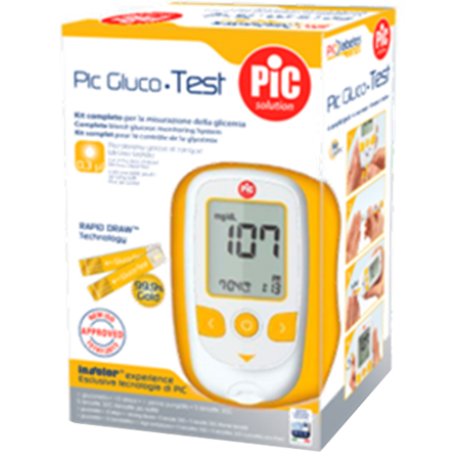 PIC GLUCOTEST KIT GLUCOMETRO